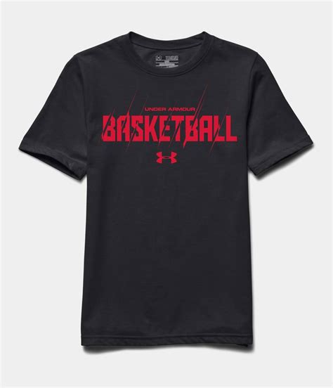 Shop for athletic clothing and performance gear, running shoes & more. Boys' UA Basketball Slash T-Shirt | Under Armour US | T ...