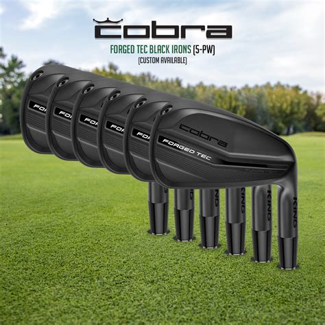 Cobra Forged Tec Black Irons 5 Pw Custom Available Paragon Competitions