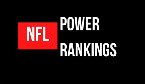 Power Rankings For Nfl Week 6 Top 10 Teams Alternative Fix