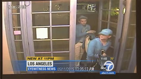 Surveillance Video Catches Los Angeles Burglars Stealing Mail