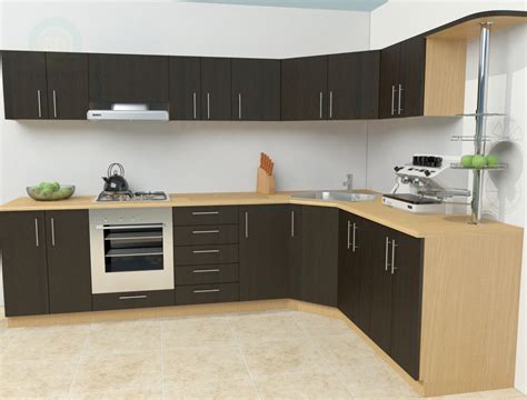 3d Model Simple Kitchen 9434 3dlancer Net