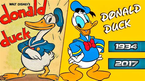 Donald Duck Time Line Evolution Disney ️ 1934 2017 Tribute☺️☺️☺️ 🔸