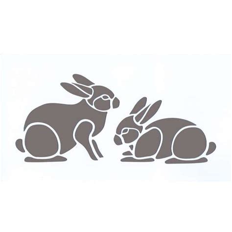 Bunny Rabbits Stencil Re Usable Stencil Stencils From Africa Stencils