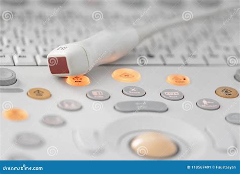 Medical Equipment Ultrasonic Scanner Stock Image Image Of Hospital