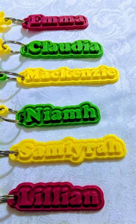 personalized keychain 3d printed to your custom specifications valentines day t explore our