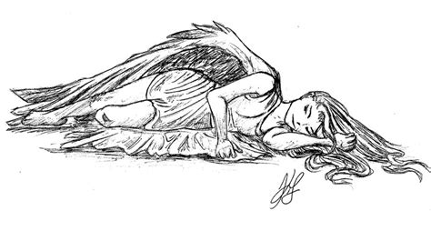 Sleeping Angel By Animalartistkel On Deviantart