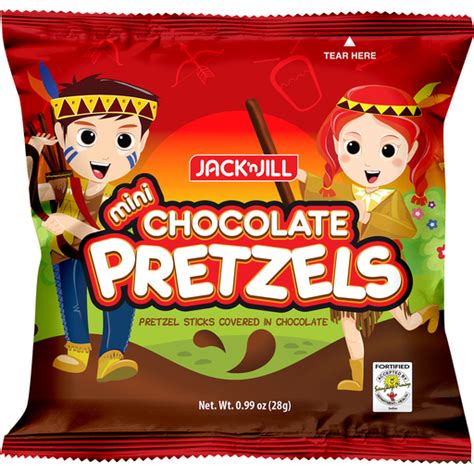 Jack N Jill Mini Chocolate Pretzels 28g Biscuits Walter Mart