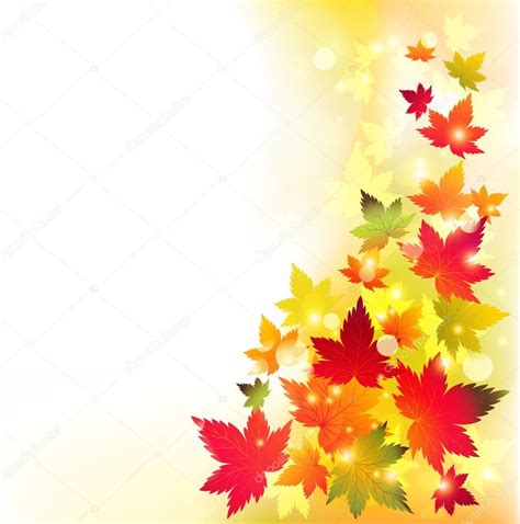 Autumn Maple Leaves Background — Stock Vector © Strizh 82637270