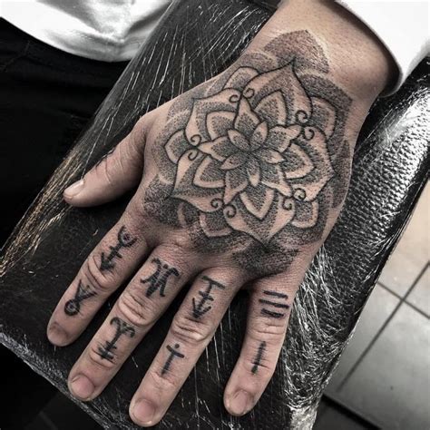 Dotwork Hand Mandala Tattoo And Piercing Studio In Farnborough