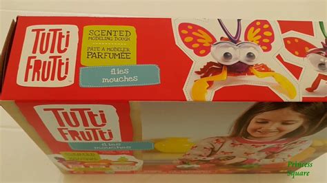 Tutti Frutti Flies Scented Modeling Dough Unboxing And Review Youtube
