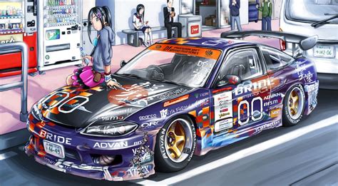 Jdm S15 Anime Cars Characters Car Girls Anime Motorcycle