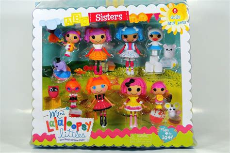 Mini Lalaloopsy Silly Funhouse 8 Pack Doll Sisters Dolls And Pets