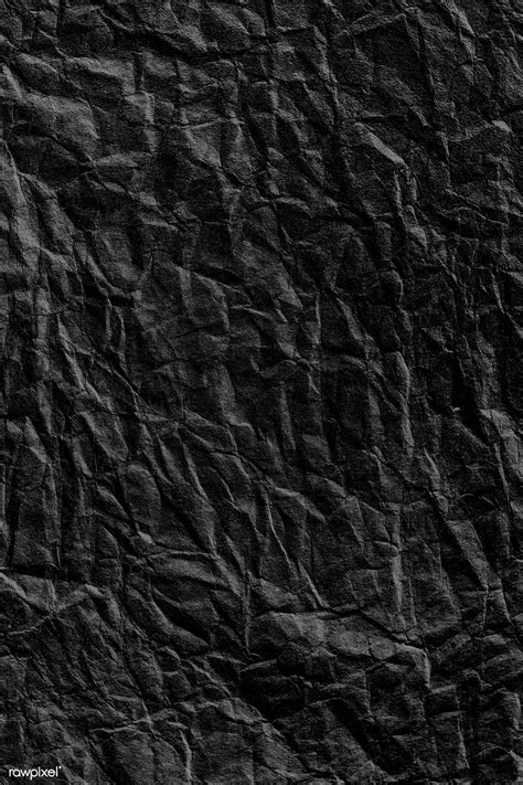 Download Premium Illustration Of Crumpled Black Paper Textured