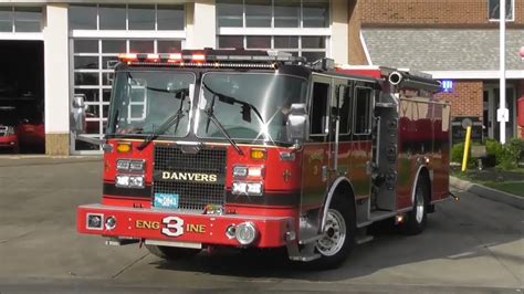 Danvers Ma Fire Department Engine Responding Youtube