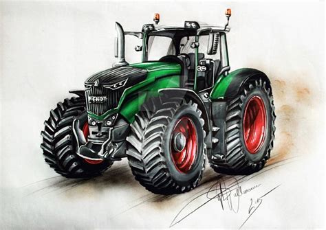 Image Result For Fendt Tractor Drawing Fendt Traktoren Traktor