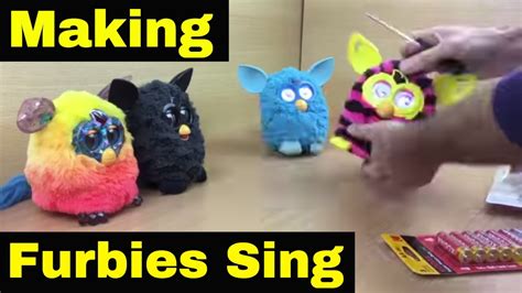 5 Furbies Singing In Harmony Furby Singing Youtube