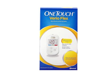 Onetouch Verio Flex Glucometer Machine Sync Your Results With