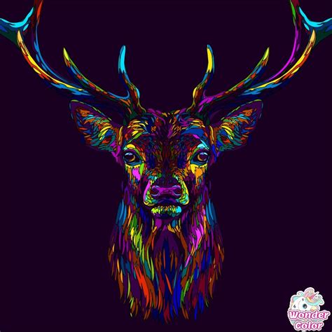Colorful Deer Pop Art Portrait Artofit