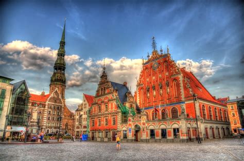 Riga Capital Of Latvia Cityscape
