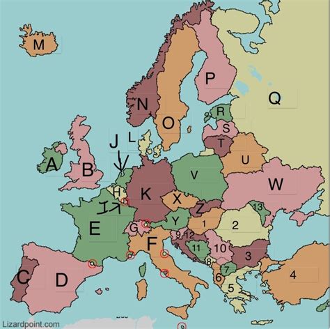 Political Map Of Europe Other Quiz Quizizz