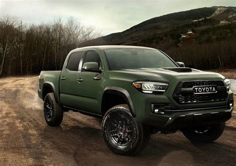 Toyota Tacoma Army Green Color