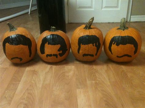 The Beatles Pumpkins I Painted Beatles Party The Beatles Halloween