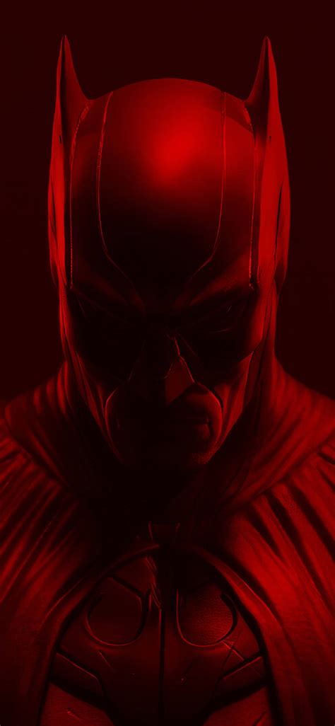 Download Red The Batman Iphone Cowl Wallpaper