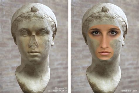 what did cleopatra look like roman blair
