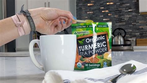 Organic Turmeric Tea Powder Feel Ready To Move Youtube