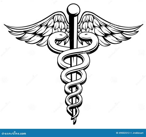 Caduceus Stock Vector Image 49002512