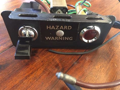 Original E Type Lucas Hazard Warning Switch Assembly C Dated