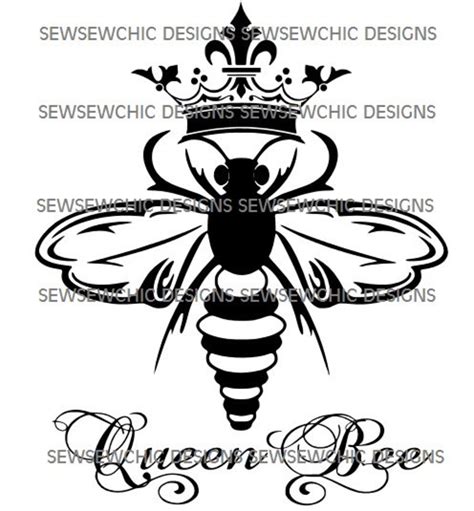 Queen Bee Svg Bumble Bee Crown Etsy