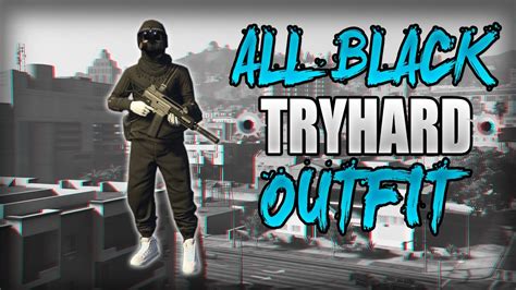 All Black Freemode Tryhard Outfit Using Clothing Glitches Gta 5