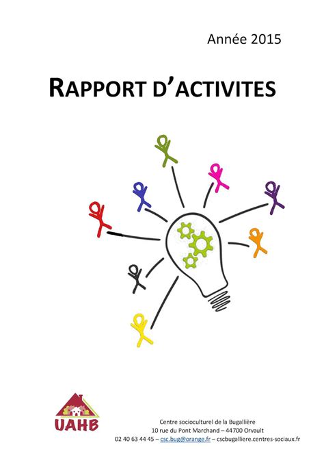 Calaméo Le Rapport Dactivités 2015