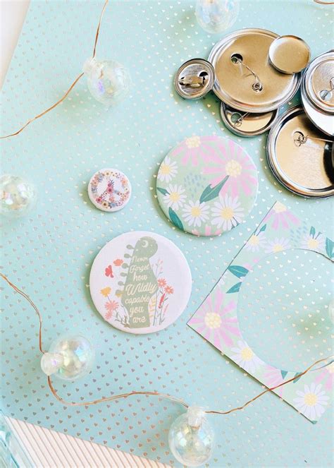 Diy Button Pins Step By Step Guide