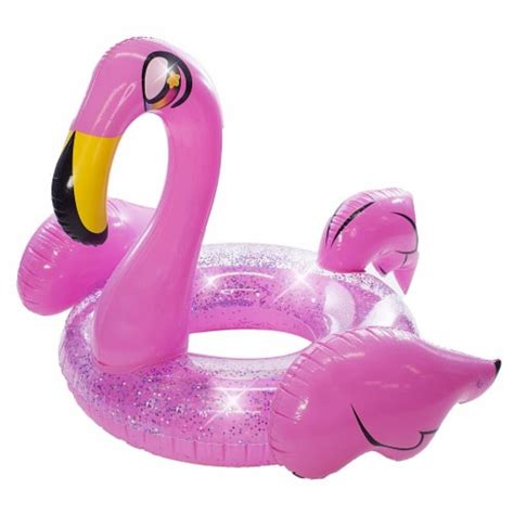 Pool Candy Glitter Jumbo Beach And Pool Tube Pink Flamingo 1 Ct Smiths Food And Drug