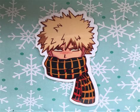 Mini Winter Bakugo Sticker Etsy