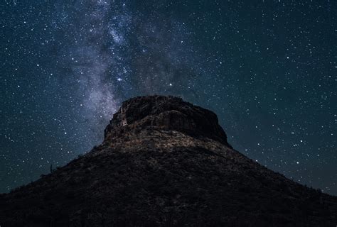 894998 Desert Landscape Starry Night Stars Nature Milky Way