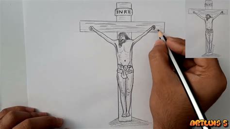 Cómo Dibujar A Jesús En La Crucificción Youtube