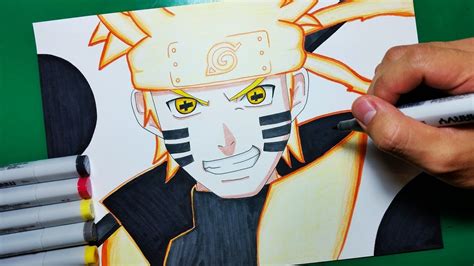 How To Draw Naruto Sage Of The Six Paths Youtube