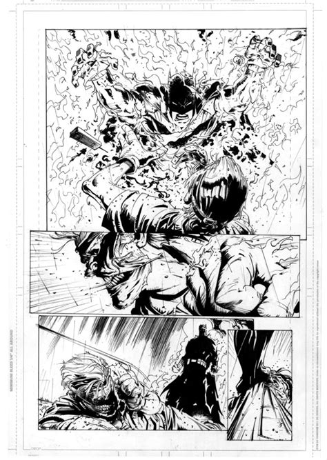 Batman Issue 15 Page 5 Inks Over Greg Capullo By Clementinks Greg