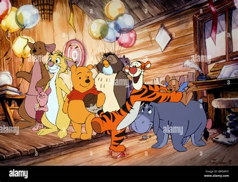 Winnie The Pooh Tigger Piglet And Eeyore The Tigger Movie 2000 Stock