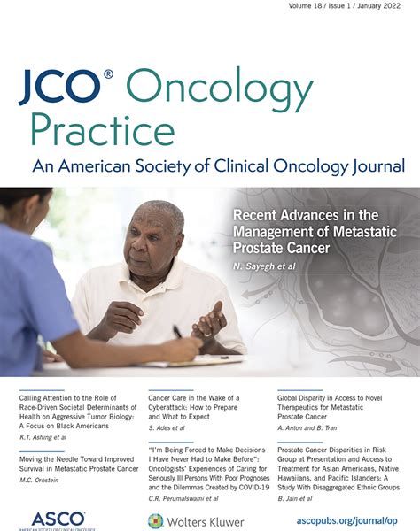Recent Advances In The Management Of Metastatic Prostate Cancer JCO Oncology Practice