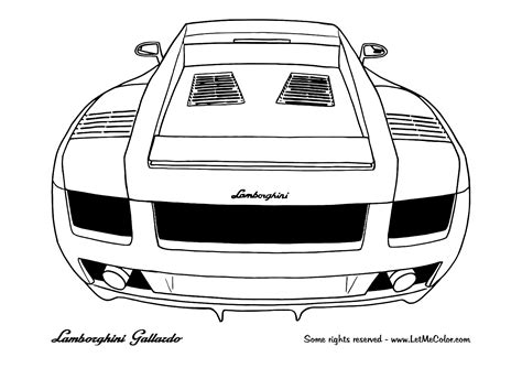 Realistic lamborghini aventador car coloring page. Lamborghini Kleurplaat Ferrari Mit Fluegeltueren ...
