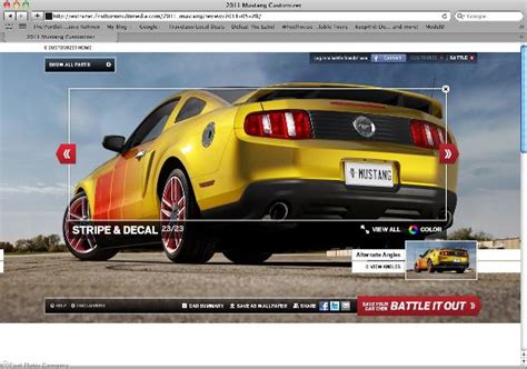 Ford Mustang Customizer App Available For Ipad Iphone And Android