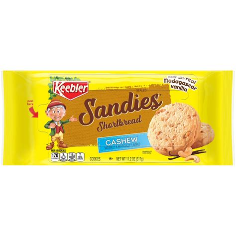 Keebler Sandies Cookies Cashew 11.2oz - Walmart.com - Walmart.com