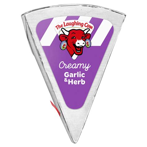 the laughing cow® spreadable cheese wedges creamy swiss garlic and herb 8 ct 6 oz cheese