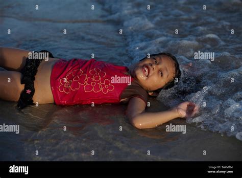 preteen girl on beach image amp photo bigstock