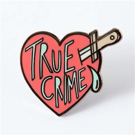 True Crime Enamel Pin Murderino True Crime Club Ssdgm Etsy Uk