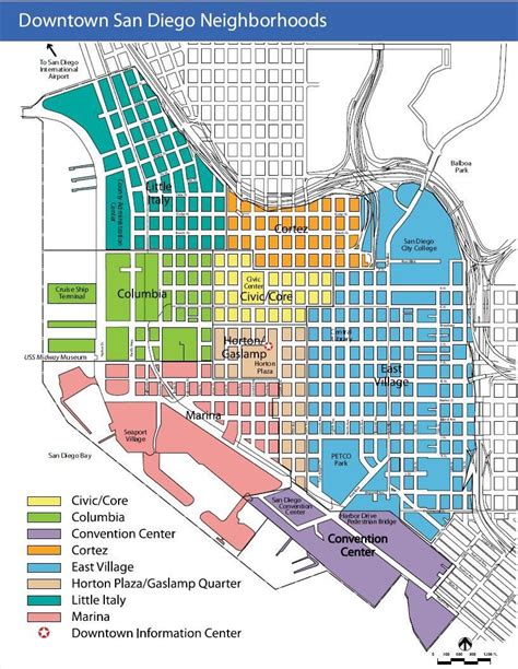 Map Of Downtown San Diego